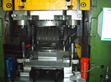 Portion of Mechanical Press with Tooling